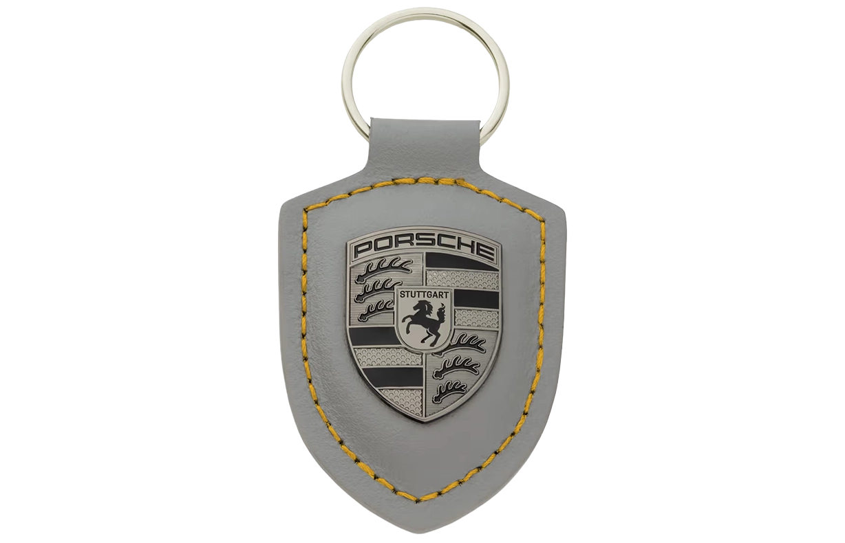 Crest Key Chain - Chalk/Turbonite : Suncoast Porsche Parts